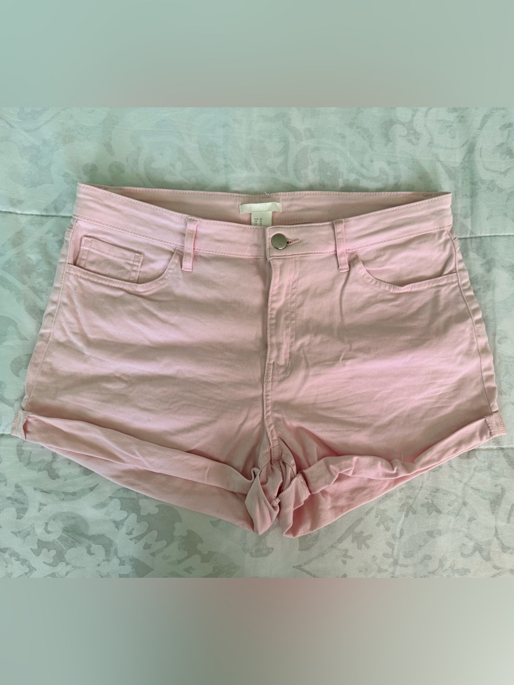 H&M Light Pink Women's Cotton Shorts